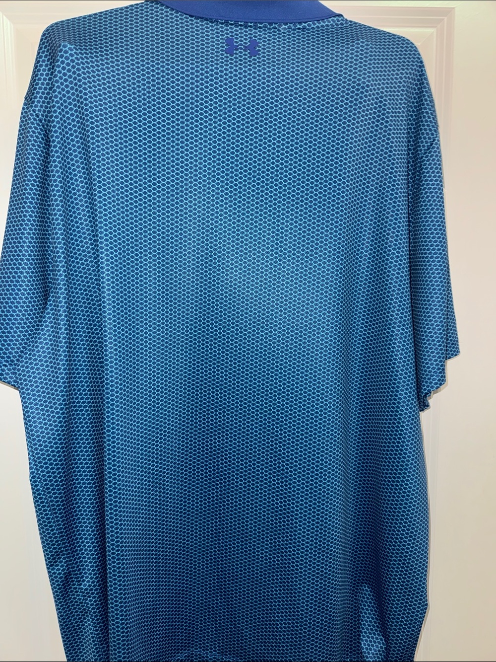 Under Armour Men’s Bright Blue Short-Sleeve Athletic Polo 👕 XXL - Picture 2 of 3